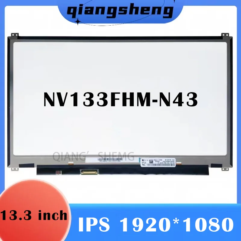NV133FHM N43 13.3 ޴ ۽ ǻ LED ũ NV133FHM-N43 IPS 1920*1080 72% NTSC EDP 30Pins  ü ASUS  ο 